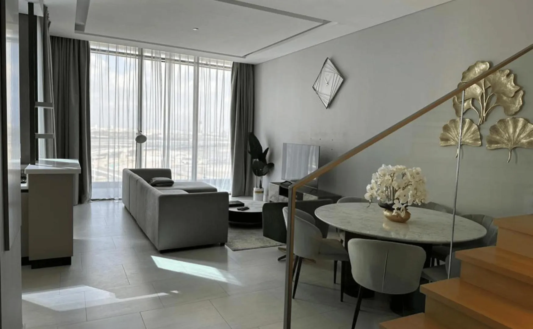 Apartment Luxurious 2 Bhk Plus Maid Duplex In Sls Business Bay Dubai